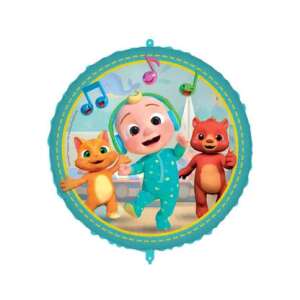 CoComelon fólia lufi 46 cm, Baby, JJ és barátaival - CoComelon