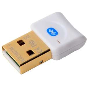 Mini USB Bluetooth 4.0 dongle adapter, MS-841, fehér, kicsi, vezeték nélküli, csatlakoztassa PC-hez, laptophoz, táblagéphez, okostelefonhoz - Bluetooth adapter
