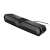 Edifier MG300 black soundbar with RGB lighting, side view