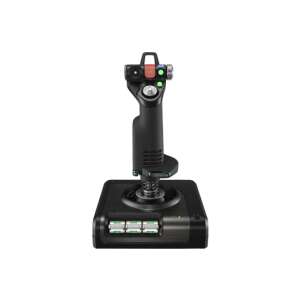 Logitech G Saitek X52 Pro System sterowania lotem, czarny, widok z przodu - Joystick