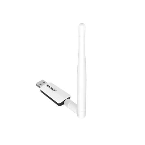 Tenda U1 300Mbps vezeték nélküli USB adapter, fehér, antennával