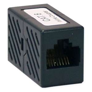 LogiLink CAT6 Modular Toldó UTP 8P8C 1:1 RJ45 Coupler, black - Logilink UTP Cable