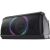Közelkép a Panasonic SC-TMAX5EG-K Bluetooth party hangszóróról