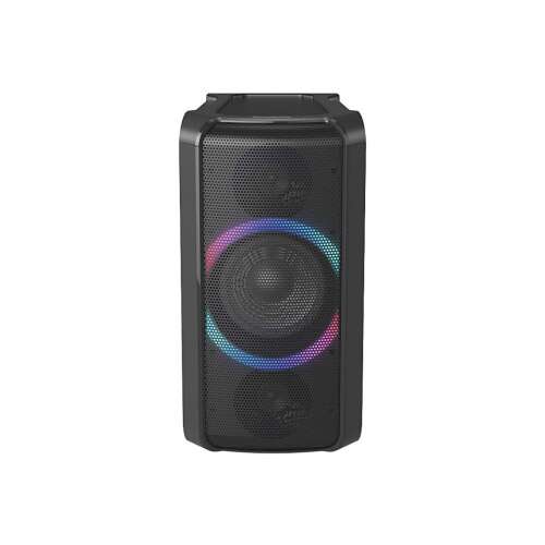 Panasonic SC-TMAX5EG-K Bluetooth party speaker, black, front view