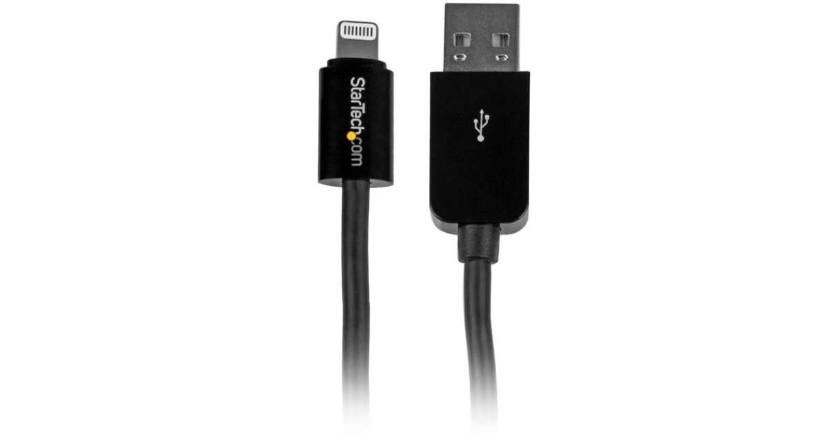 Startech Apple Lightning Connector to USB Cable Black 3M Pepita.hu