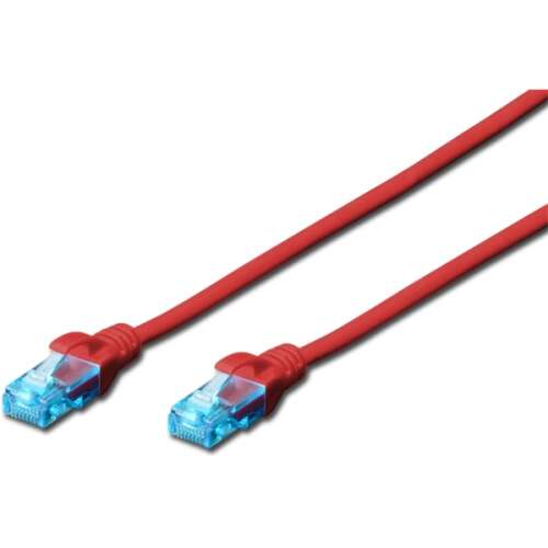 Digitus UTP CAT5E patch kábel, piros, 2 méter - Műszaki cikk és elektronika