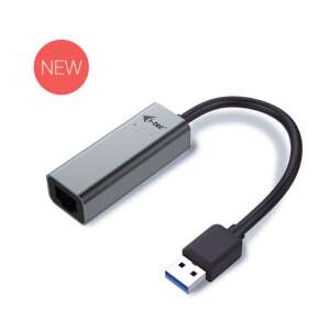 Sieťový adaptér I-TEC USB 3.0 na RJ-45 Gigabit Ethernet, kovový, strieborný - I-Tec