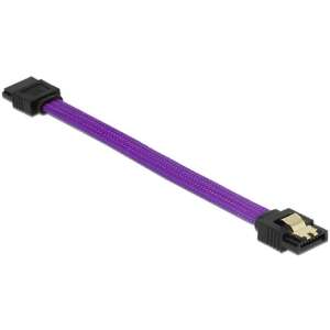 Delock 83688 purple SATA 3 cable, 10cm - Cable