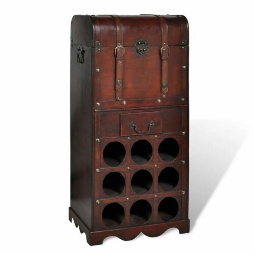 Elegáns Fa Bortartó Láda - 9 Palack - Bordó 173886854 - Borospalack tartó