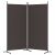 VIDAXL - 2 Paneles Barna Szövet Paraván - 175x180 cm 171900559
