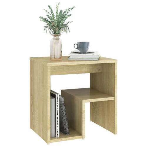 2 db Sonoma Tölgy Éjjeliszekrény - 40x30x40 cm 81288545 - Éjjeliszekrény