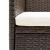 Polyrattan Kerti Étkezőszék - Barna - 4 db 173890044
