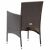 Polyrattan Kerti Étkezőszék - Barna - 4 db 173890044