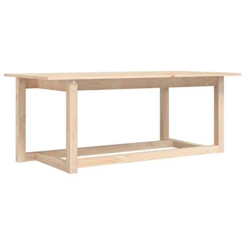 Fenyőfa Dohányzóasztal - Rusztikus - 110x55x45 cm