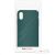 kwmobile iPhone X/XS dark green silicone case in packaging