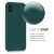 kwmobile iPhone X/XS dark green silicone case with grip enhancement