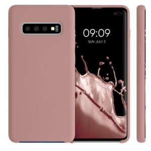 kwmobile silicone case for Samsung Galaxy S10 Plus in rose gold - Phone Case