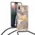 kwmobile Huawei P20 Lite case with leaf design and neck strap