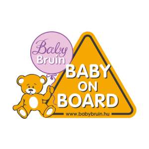 55043930 Baby On Board Autó matrica 51684892 Baby on board jelzések