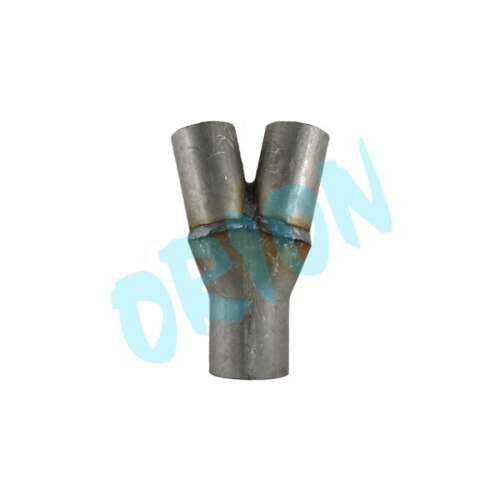 Kipufogó Y-cső, 1x64mm, 2x55mm 