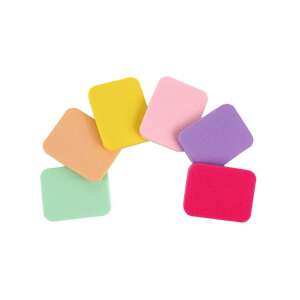 Set of 6 colorful makeup sponges for applying foundation, blush, powder, and contour - Nonbrand Makeup Sponge