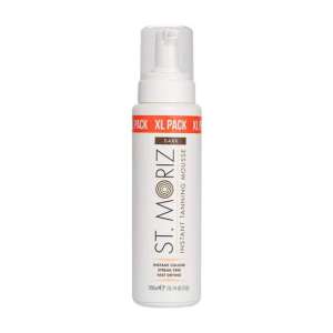 St. Moriz Instant Tanning Mousse Dark XL Pack 300ml, önbarnító hab természetes barna színért napsugárzás nélkül - Barnító krém & olaj