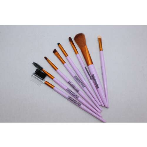 Lila 8-teiliges Make-up-Pinsel-Set