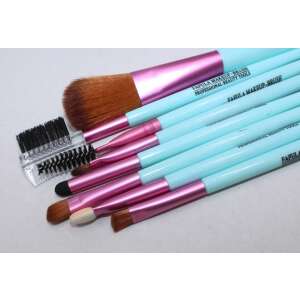 Papula Makeup Brush Professional Beauty Tools Комплект от 8 четки за грим, тюркоазено и розово - Nonbrand Четка за грим и четка