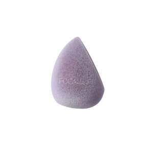 Focallure Match Max Microfiber Velvet Makeup Sponge, single sponge, side view - Makeup Sponge