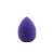 Burete de machiaj lila, în formă de lacrimă, pentru aplicarea fondului de ten, fardului și corectorului