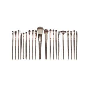 SensoPro 20-teiliges Make-up-Pinselset, nude, mit Tasche, alle Pinsel ausgelegt - Make-up-Pinsel & Bürste