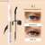 Focallure Stay Max waterproof mascara and eyeliner 2 in 1, shade 01, 5g, before and after use