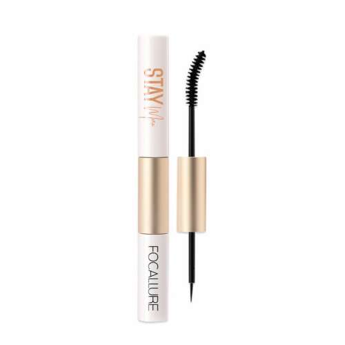 Focallure Stay Max waterproof mascara and eyeliner 2 in 1, shade 01, 5g