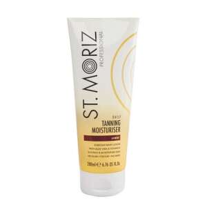 St. Moriz Professional Daily Tanning Moisturiser Light, 200ml, everyday body lotion with aloe vera and vitamin E, soothes and moisturises skin, no guide colour, no mess - St. Moriz