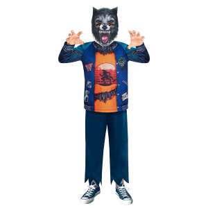 Werewolf costume for kids, werewolf mask, Halloween costume, kids Halloween costume, werewolf costume for boys, werewolf costume for girls, werewolf costume for children, werewolf costume for 4-6 years old, werewolf costume for 110 cm - OEM