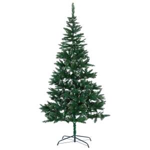 210 cm Künstlicher Weihnachtsbaum mit natürlichem Aussehen, Grün, mit Ständer - Künstliche Weihnachtsbäume