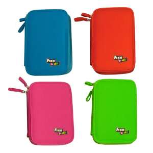Fixo Kids pencil case, 4 colors, blue, red, pink, green - Pencil Case