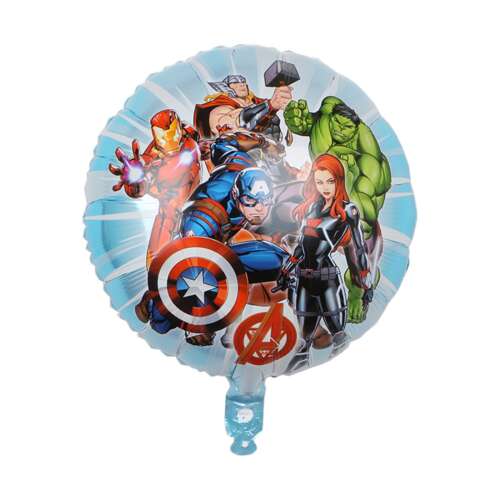 Balon foliowy Avengers z Kapitanem Ameryką, Iron Manem, Thorem, Hulkiem i Czarną Wdową