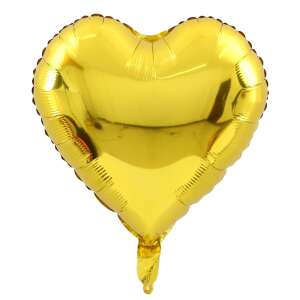 Gold heart shaped foil balloon, Magic Heart, 45 cm - OEM Balloon