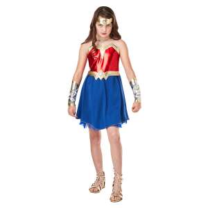 Rubie's Classic Wonder Woman Costume for Girls, Size L (7-8 Years) - DC