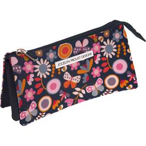 Jocelyn Proust Designs 3-Fach-Stifttasche mit Blumenmuster - Federmappen
