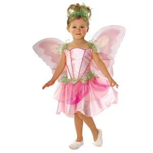 Spring Fairy Costume for Girls, Pink Fairy Dress with Wings and Hair Clip - KidMania Costume for Kid