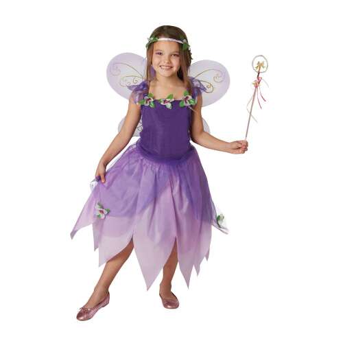 Autumn Princess Plum Pixie Costume for Girls 120-130 cm | Pepita.com