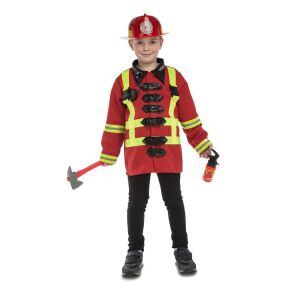 Firefighter Costume for Kids 3-5 Years with Accessories - OEM