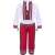 Traditional white and red costume for boys