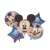 Mickey Mouse Party Balloon Bouquet, 5 pieces, includes 2 Mickey Mouse foil balloons, 2 blue star foil balloons, and 1 large Mickey Mouse foil balloon