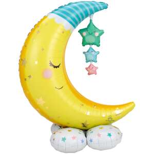 AirLoonz Moon and Stars Balloon Decoration, 101 x 139 cm - Balloon
