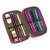 Fixo Kids red pencil case with pens and pencils