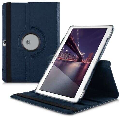 Huawei MediaPad M2 10.0 kék forgó tok állvánnyal