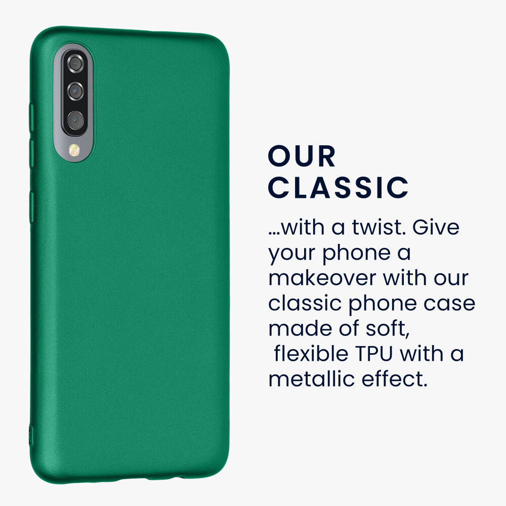 Samsung Galaxy A70 Silicone Case, Green, 48430.170